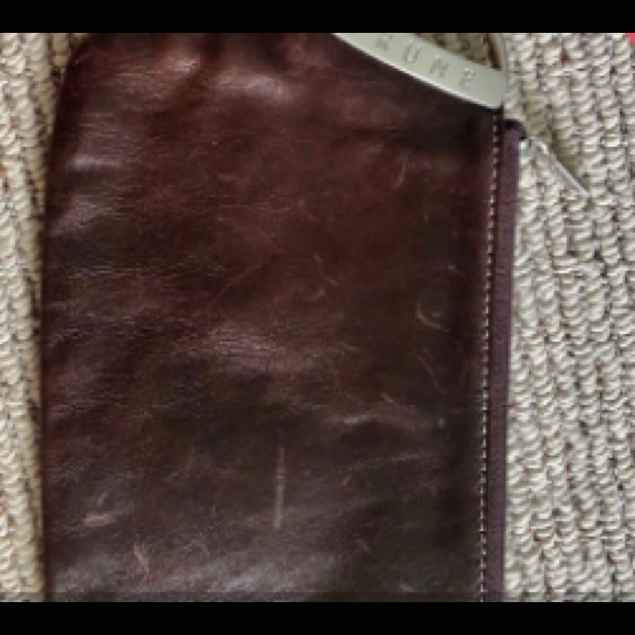 Leather small clutch. Used. - Picture 2 of 2